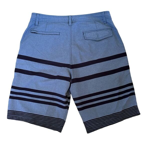 O’neill ~ Chambray Blue with Navy Blue stripes ~ Mens Boardshorts ~ size 34 - Picture 2 of 12